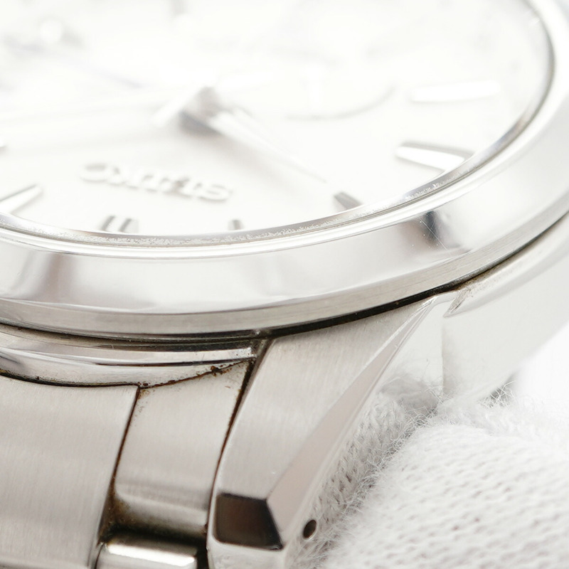 精工 Grand 9R66-0AE0 SBGE009 銀色錶盤男士腕錶-7