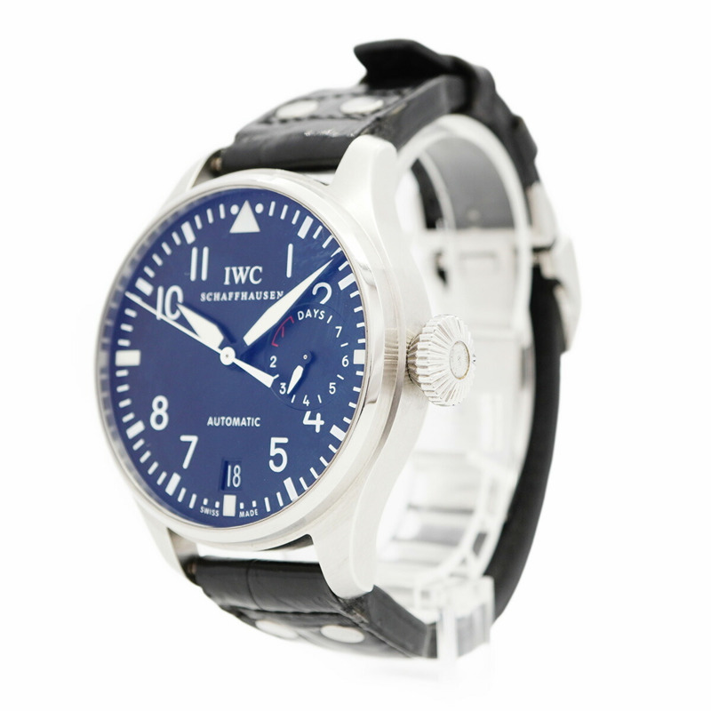 沙夫豪森IWC萬國錶大型飛行員腕錶IW500901黑色錶盤男士腕錶-2