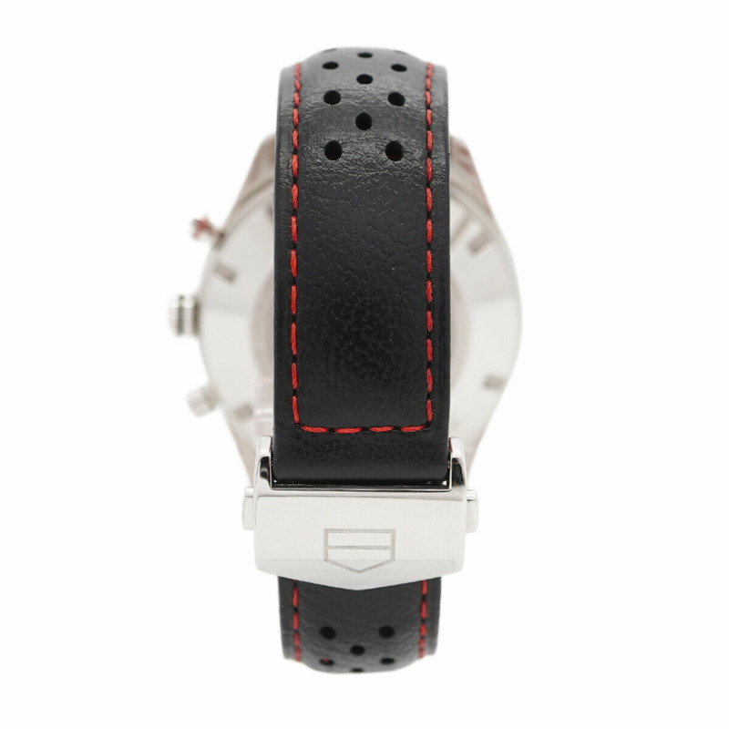 TAG Heuer 豪雅卡萊拉 CV201AP 黑色錶盤男士腕錶-6