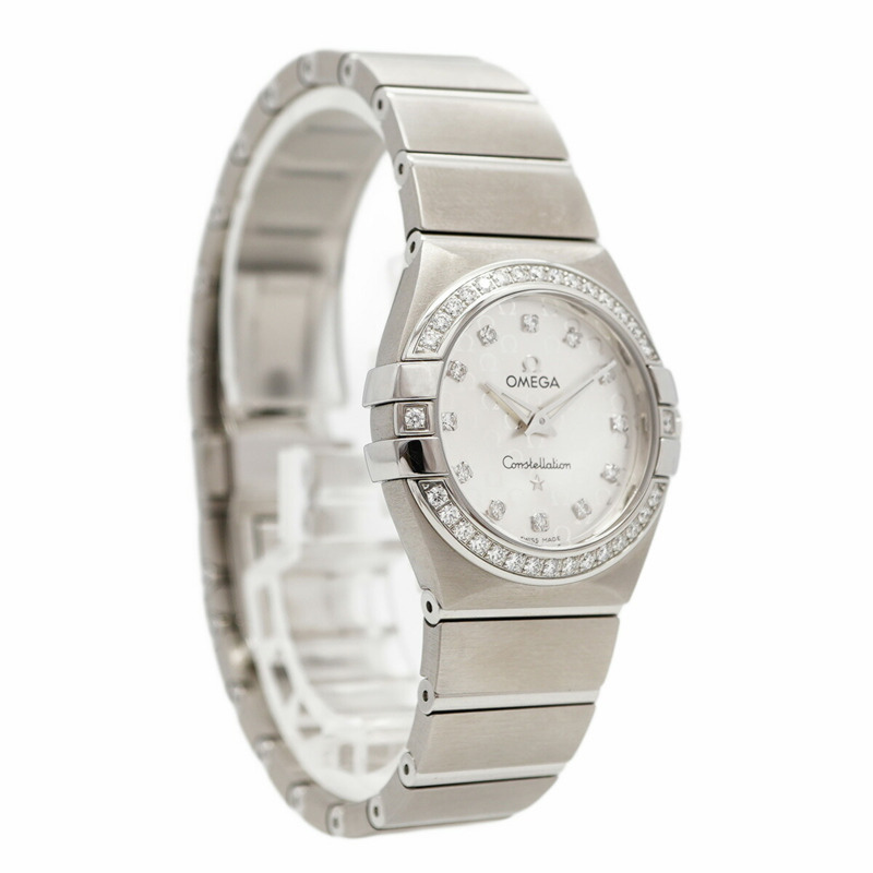 歐米茄星座系列 123.15.27.60.52.001 銀色錶盤女錶-3