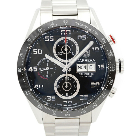 TAG Heuer 豪雅卡萊拉 CV2A1R 黑色錶盤男士腕錶