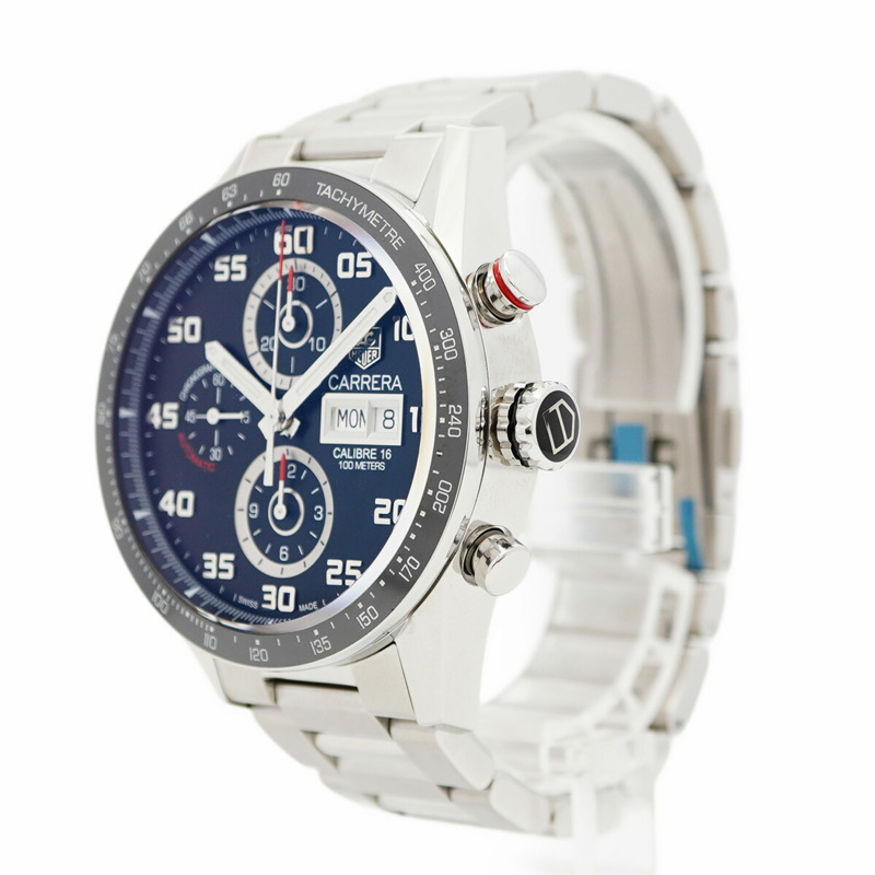TAG Heuer 豪雅卡萊拉 CV2A1R 黑色錶盤男士腕錶-2