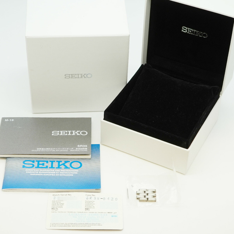 精工 Prospex 6R35-01Z0 SBDC173 黑色錶盤男士腕錶-1