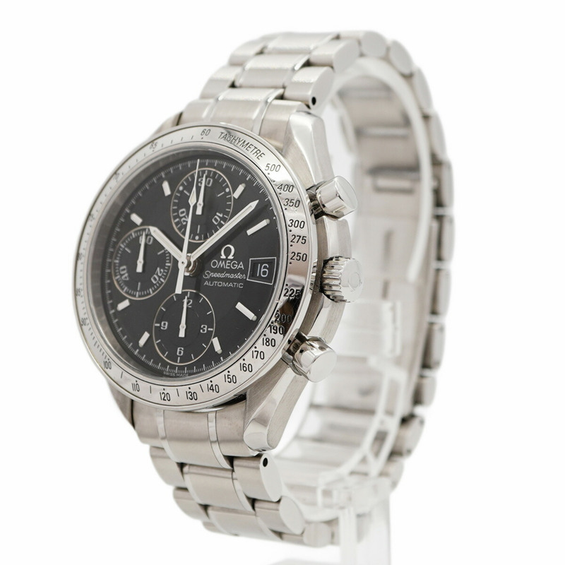 歐米茄超霸系列3513.50黑色錶盤男士腕錶-2