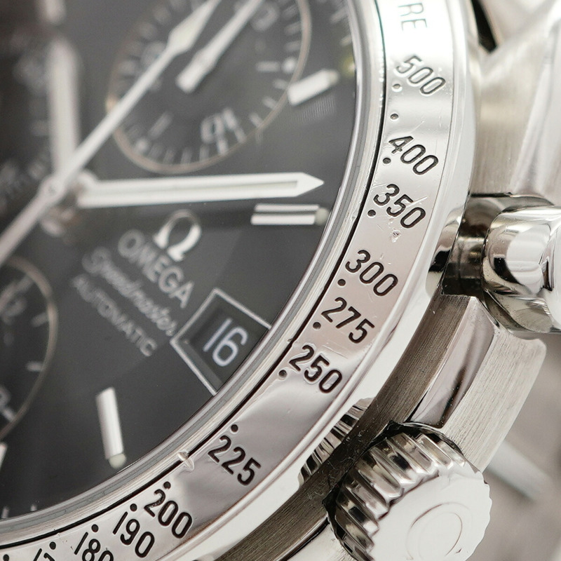 歐米茄超霸系列3513.50黑色錶盤男士腕錶-7