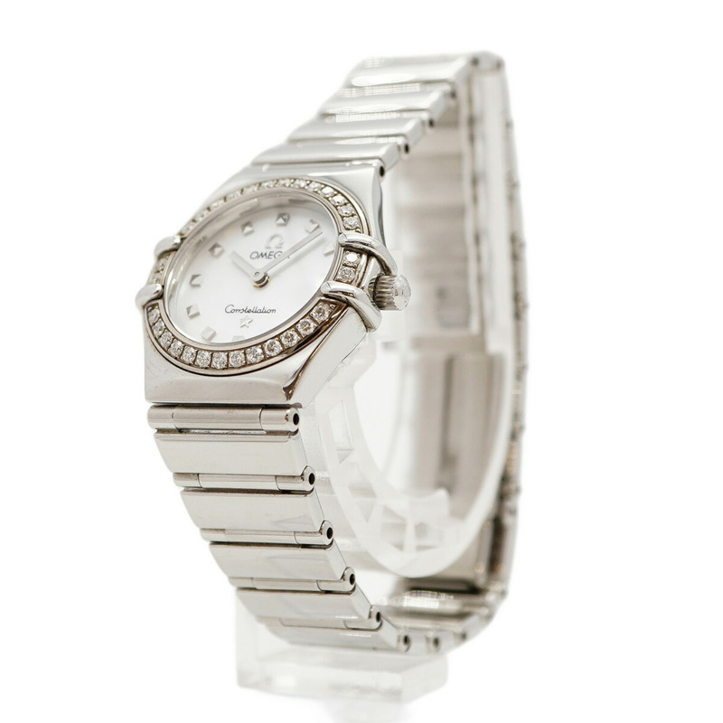 歐米茄星座系列 1475.71 白色錶盤女錶-2