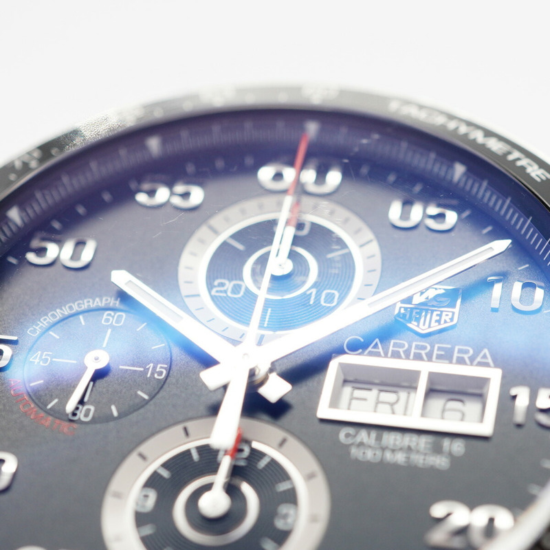 TAG Heuer Carrera CV2A10 黑色錶盤男士腕錶-6