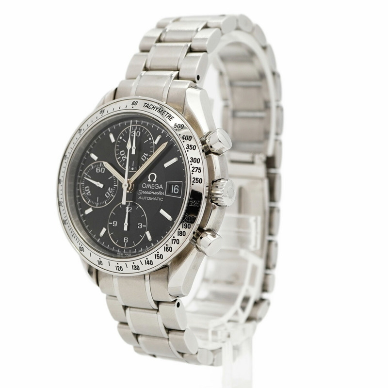 歐米茄超霸系列3513.50黑色錶盤男士腕錶-1