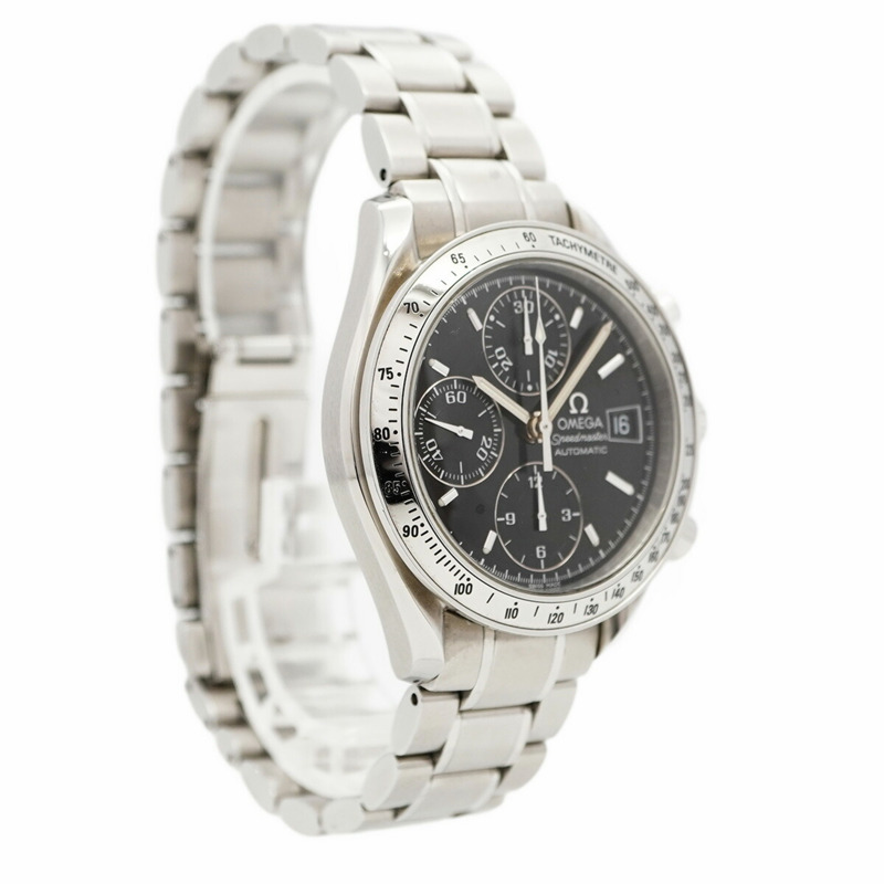 歐米茄超霸系列3513.50黑色錶盤男士腕錶-2