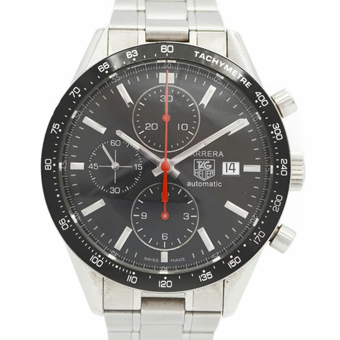 TAG Heuer Carrera CV2014 黑色錶盤男士腕錶