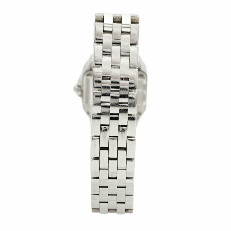 卡地亞 Santos de SM W25064Z5 象牙色錶盤女士腕錶-8