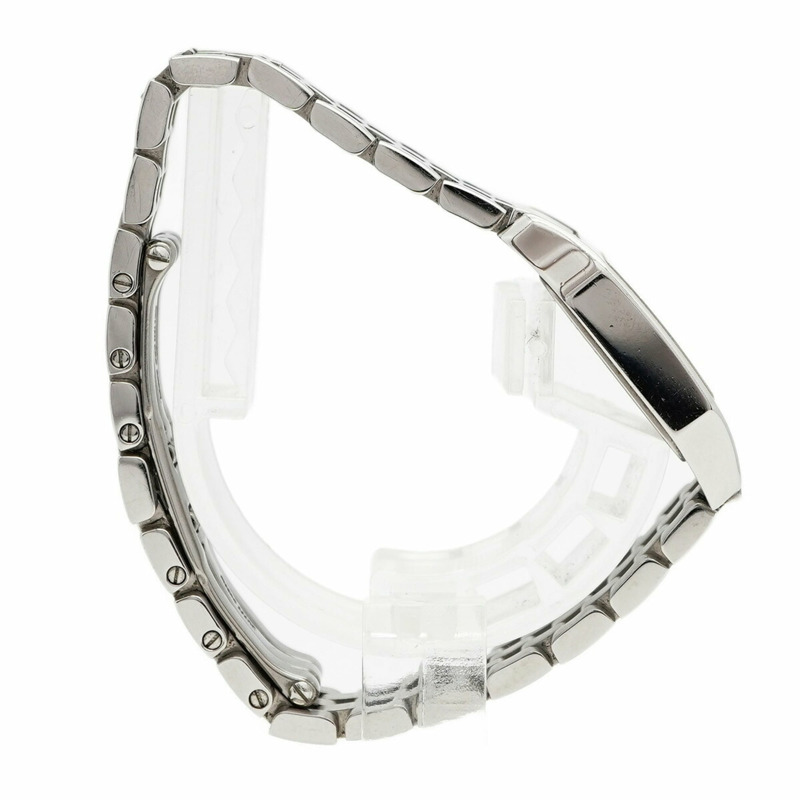 卡地亞 Santos de SM W25064Z5 象牙色錶盤女士腕錶-10