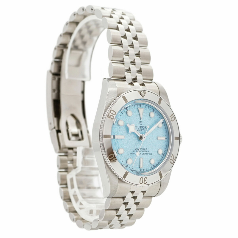 帝舵碧灣54 79000 藍色錶盤男士腕錶-3