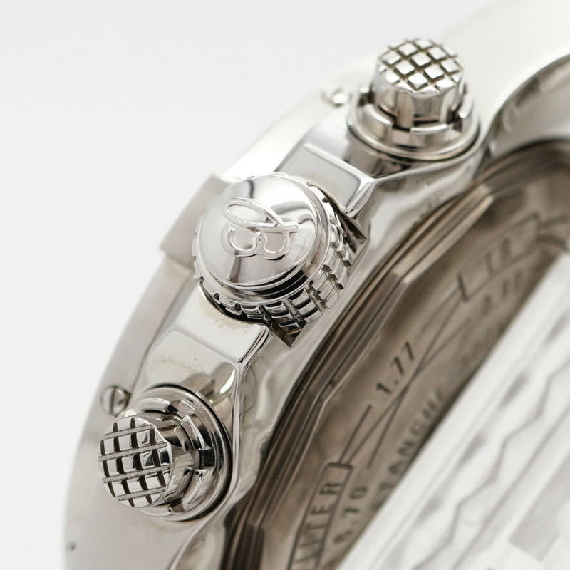 百年靈超級復仇者 II A13371 黑色錶盤男士腕錶-11