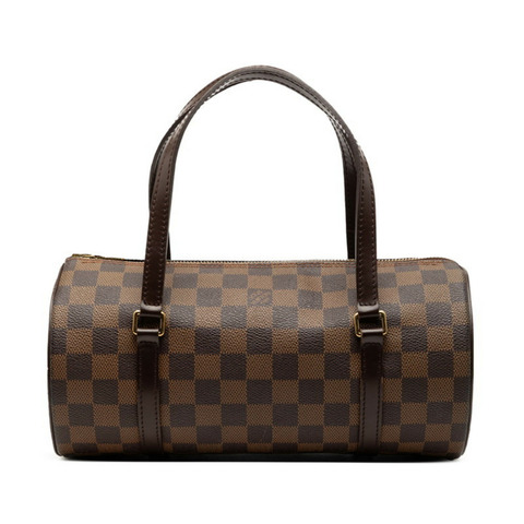 路易威登 Damier Papillon 26 手提包 N51304 棕色皮革 女士 LOUIS VUITTON