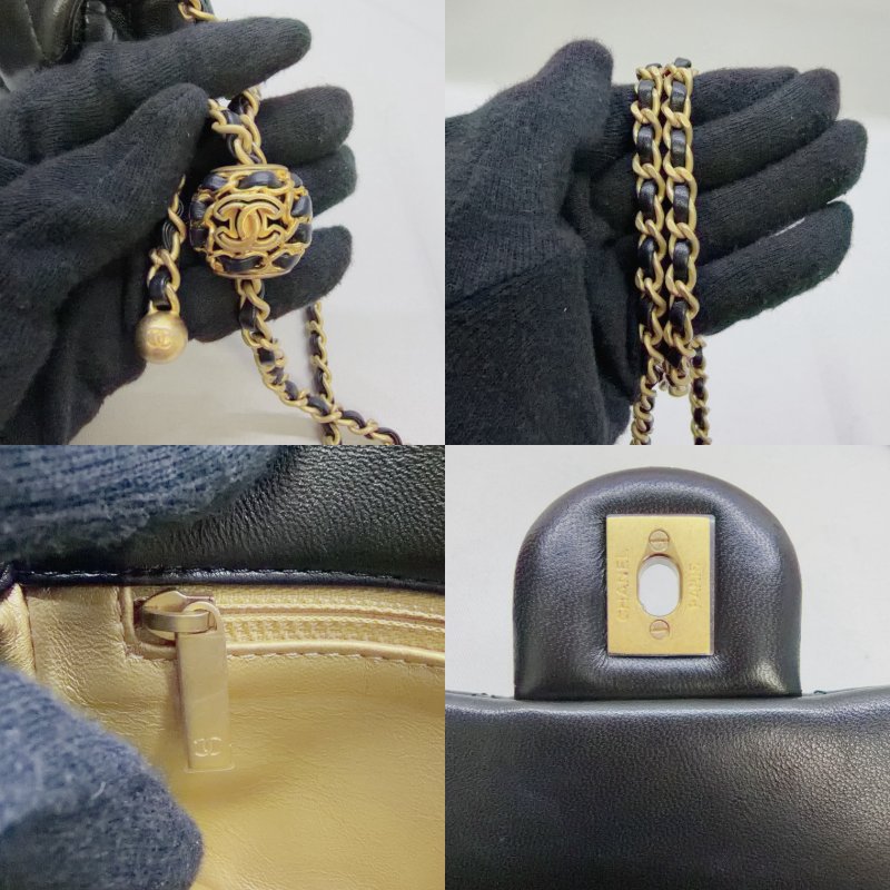 CHANEL 核桃金球方胖-9