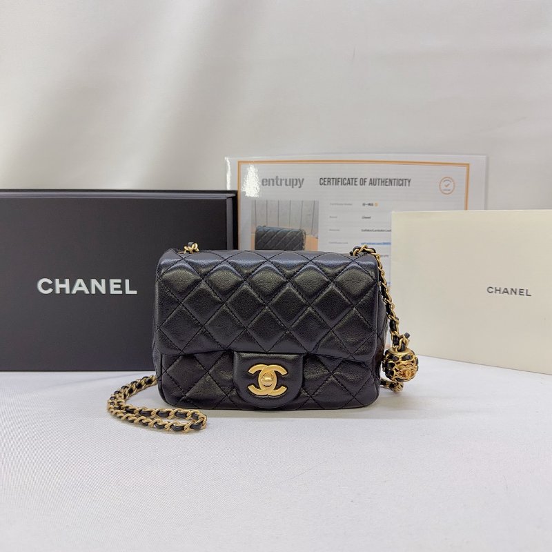 CHANEL 核桃金球方胖-0