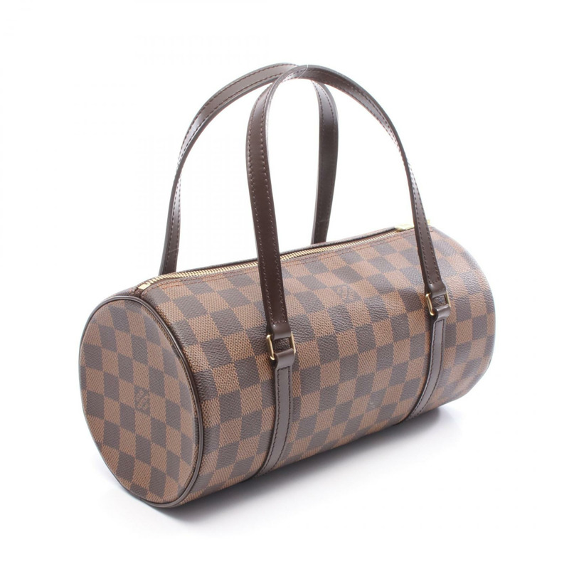 路易威登 Papillon 26 手提包 N51304 Damier Ebene 帆布皮革 二手 LV-1