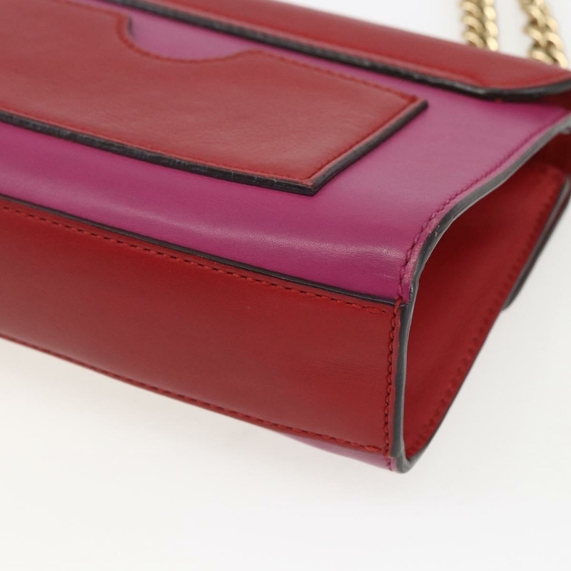 【日本直送】GUCCI 紅色金色皮革單肩包 409487 正品 ka847-15