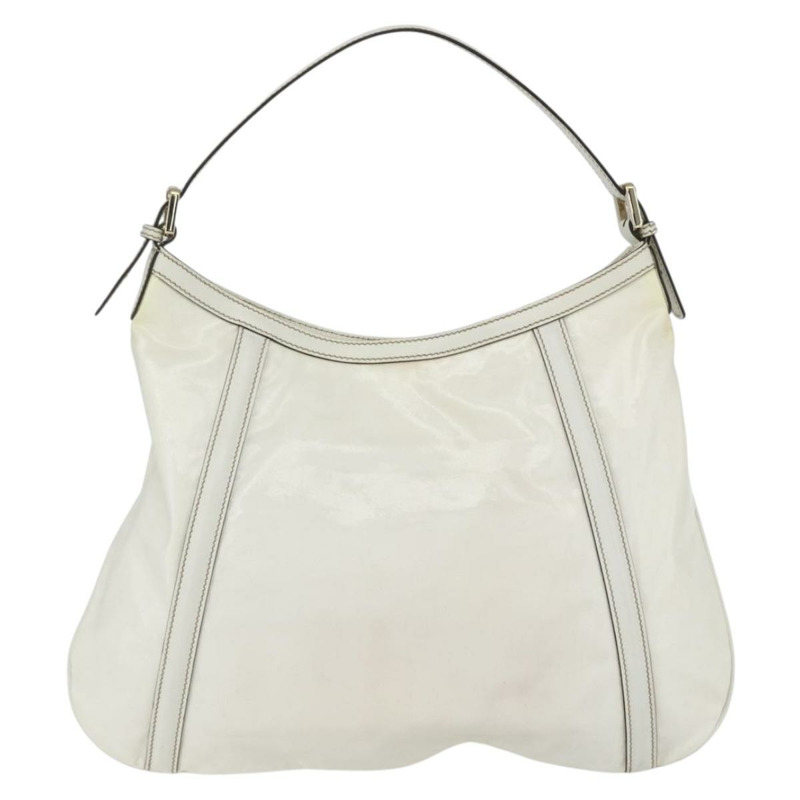 【日本直送】GUCCI Interlocking Web Sherry Line 手提包 塗層帆布 白色 162740 正品 159778-1