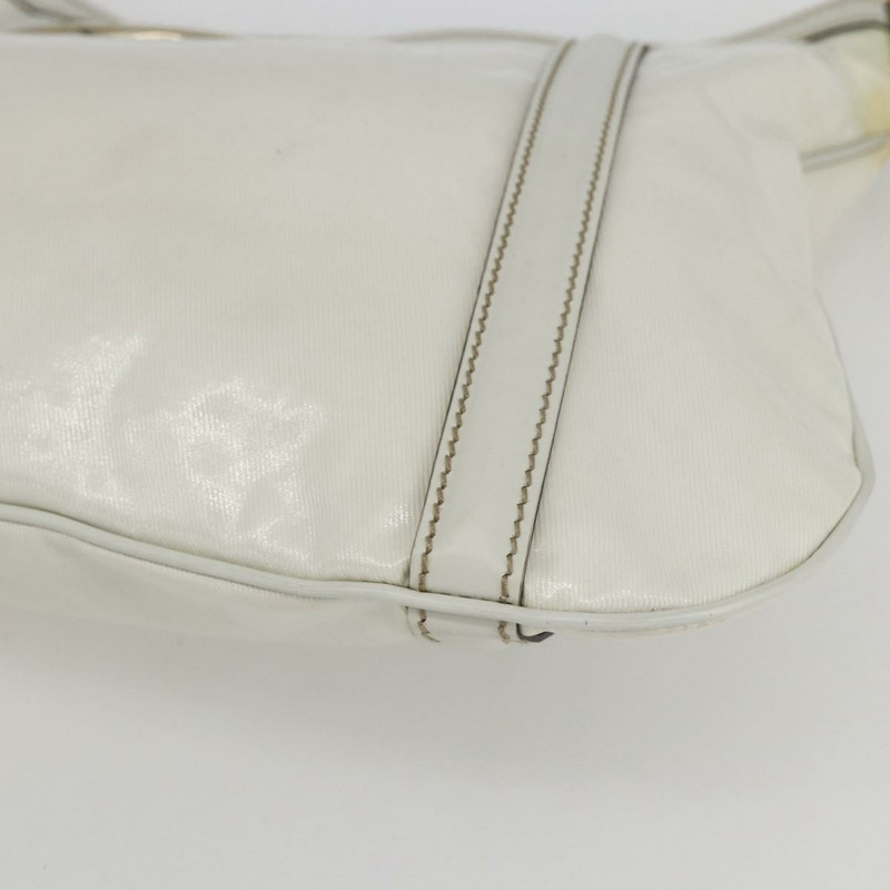 【日本直送】GUCCI Interlocking Web Sherry Line 手提包 塗層帆布 白色 162740 正品 159778-8