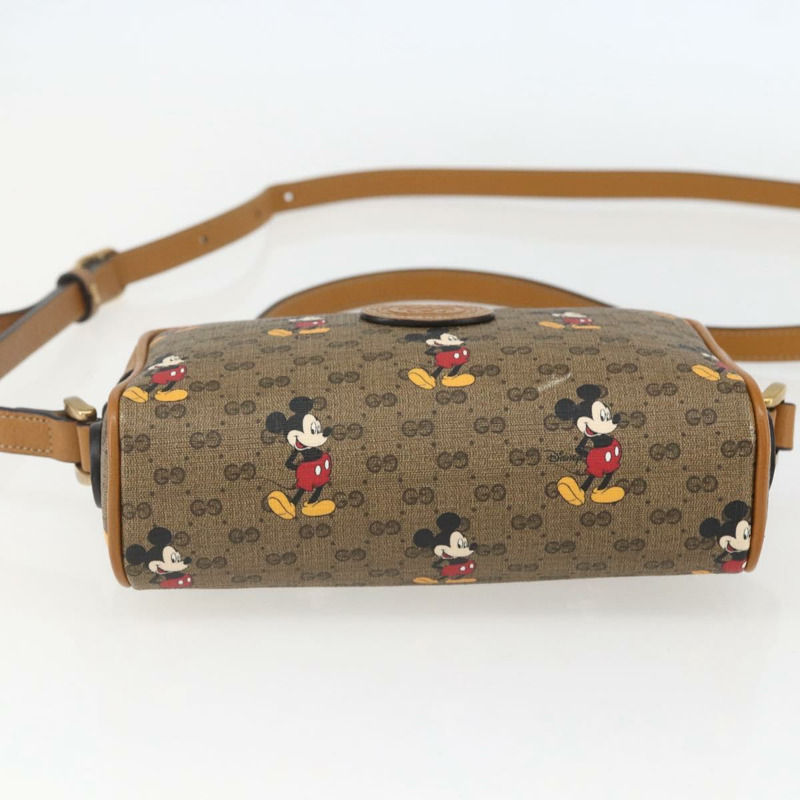 【日本直送】GUCCI Micro GG Supreme Disney 聯名手提包 PVC 米色 602536 正品 157283SAM-4