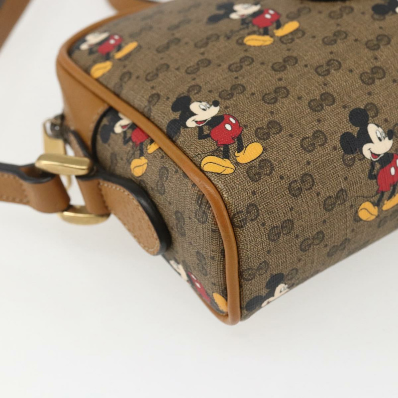 【日本直送】GUCCI Micro GG Supreme Disney 聯名手提包 PVC 米色 602536 正品 157283SAM-14