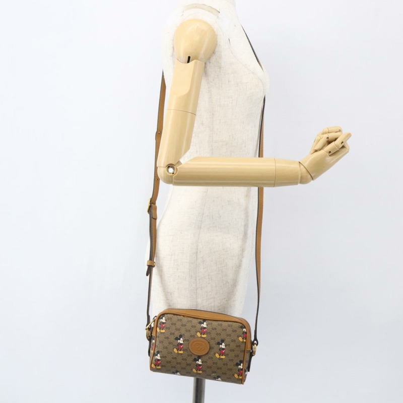 【日本直送】GUCCI Micro GG Supreme Disney 聯名手提包 PVC 米色 602536 正品 157283SAM-23
