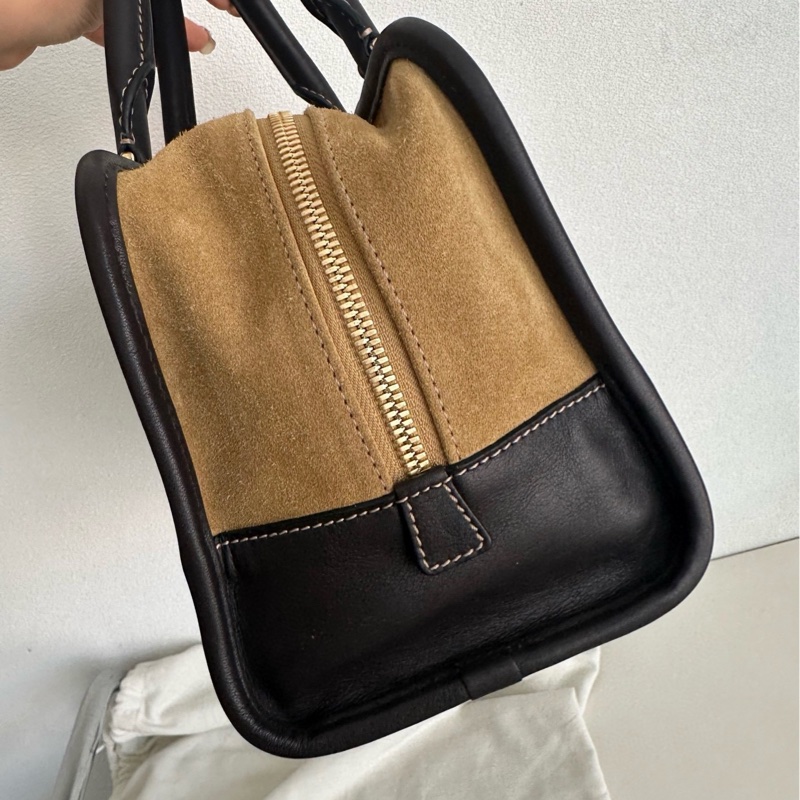 Loewe 麂皮亞馬遜手提包 尺寸約29*17-4