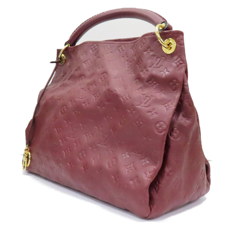 紅色 原花壓紋 Empreinte牛皮 Artsy MM 肩背包【LOUIS VUITTON LV 路易威登】 M94047-2