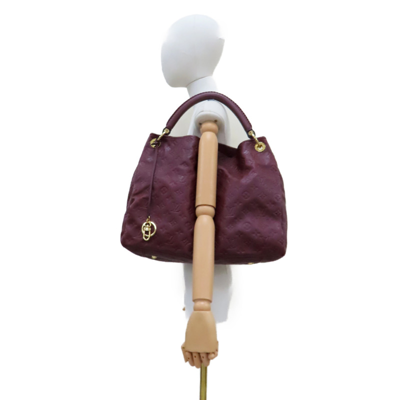 紅色 原花壓紋 Empreinte牛皮 Artsy MM 肩背包【LOUIS VUITTON LV 路易威登】 M94047-10