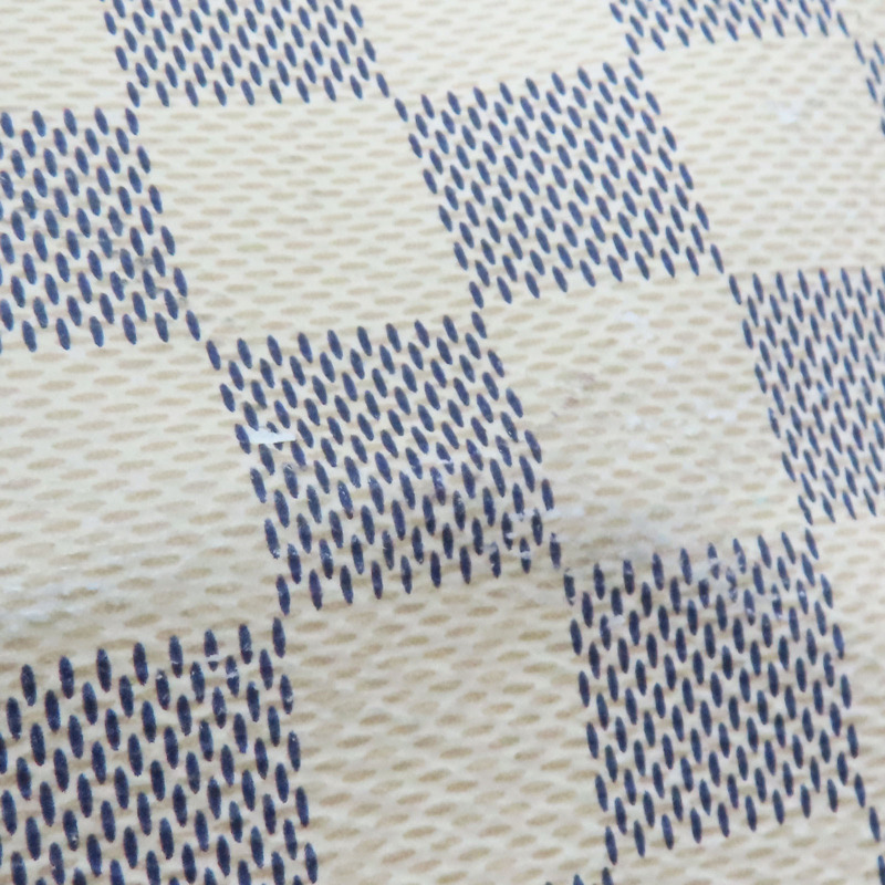 白色 棋盤格帆布 Keepall Bandouliere 45 兩用包【LOUIS VUITTON LV 路易威登】 N48223-15