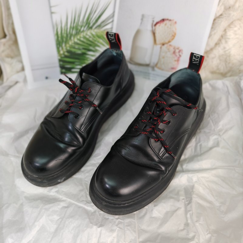 Alexander Mcqueen 黑色厚底休閑鞋 44碼-0