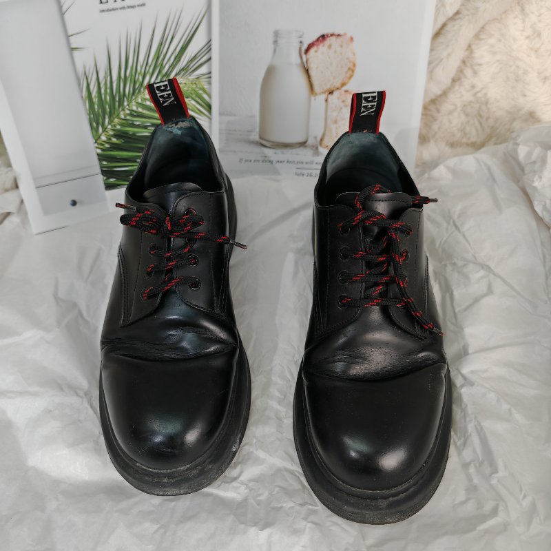 Alexander Mcqueen 黑色厚底休閑鞋 44碼-1