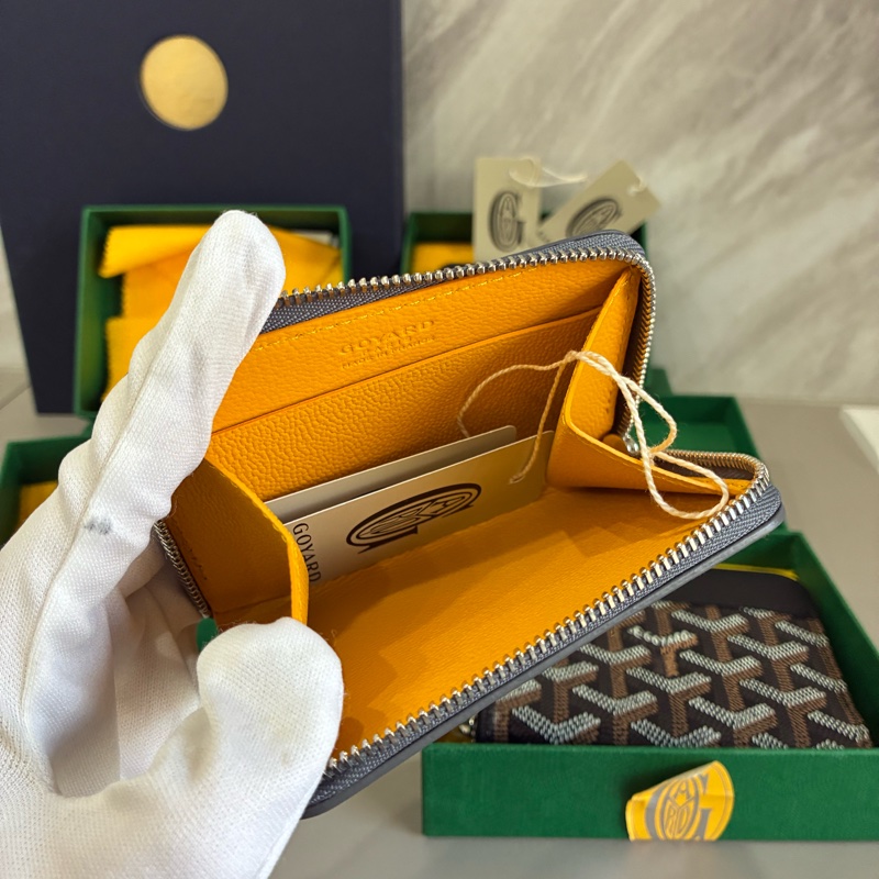 Goyard 單層 拉鏈 卡包 全新品-3