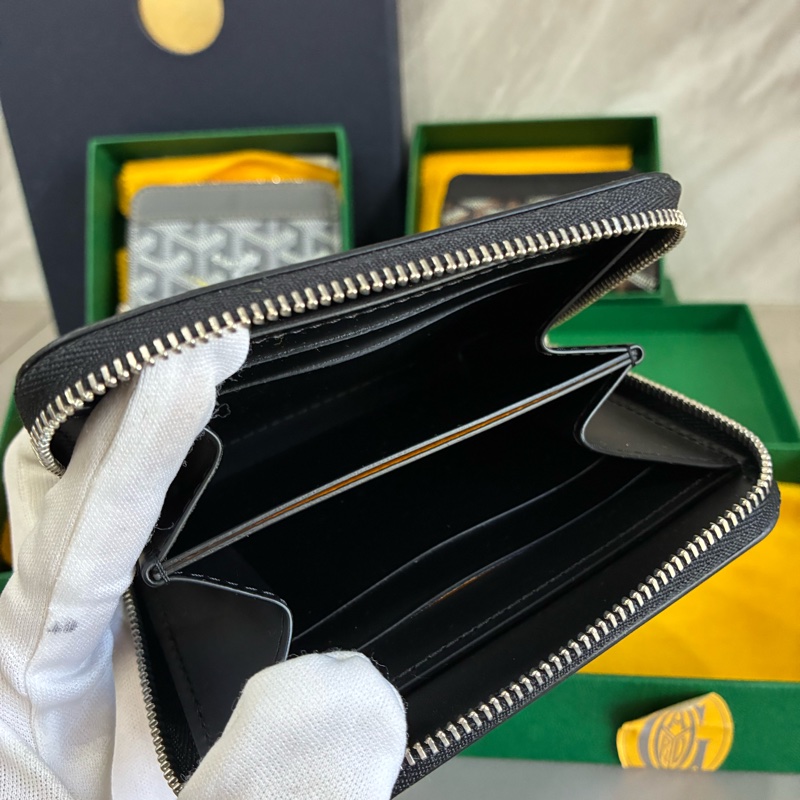 Goyard 單層 拉鏈 卡包 全新品-4