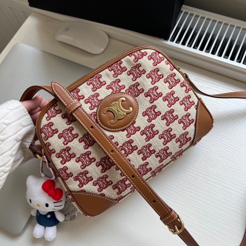 ✨Celine 凱旋門老花相機包 99新❤️-0