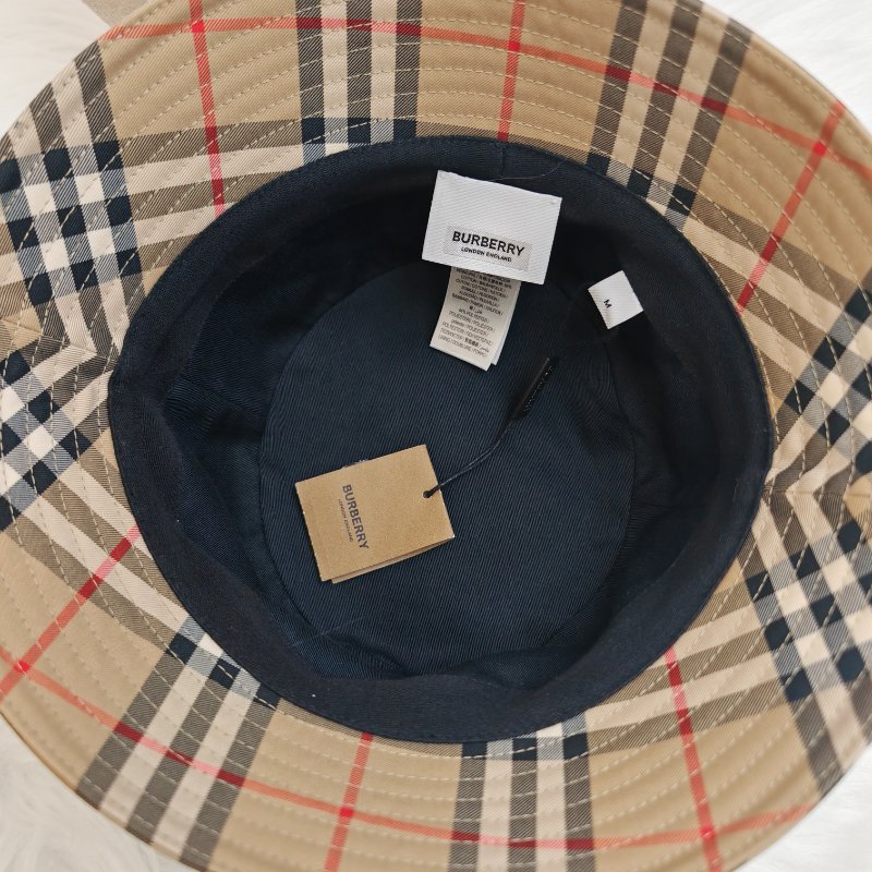 Burberry 經典格紋漁夫帽-2