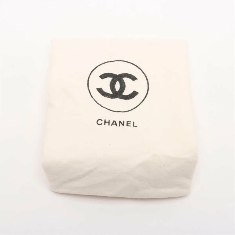 香奈兒女士人字紋羊皮鏈單肩包-14