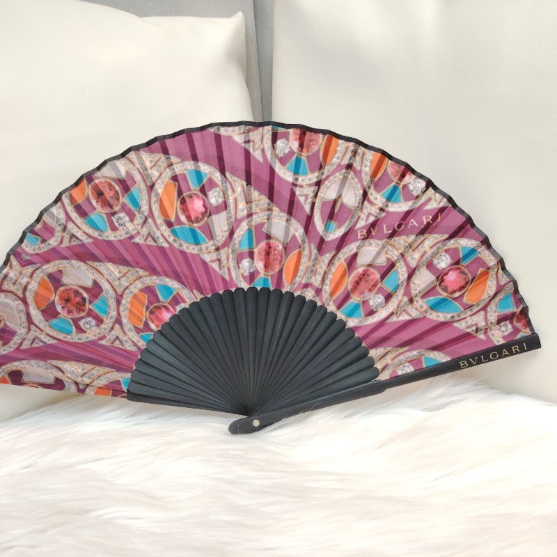 Bvlgari 寶格麗 珠寶圖折扇-0