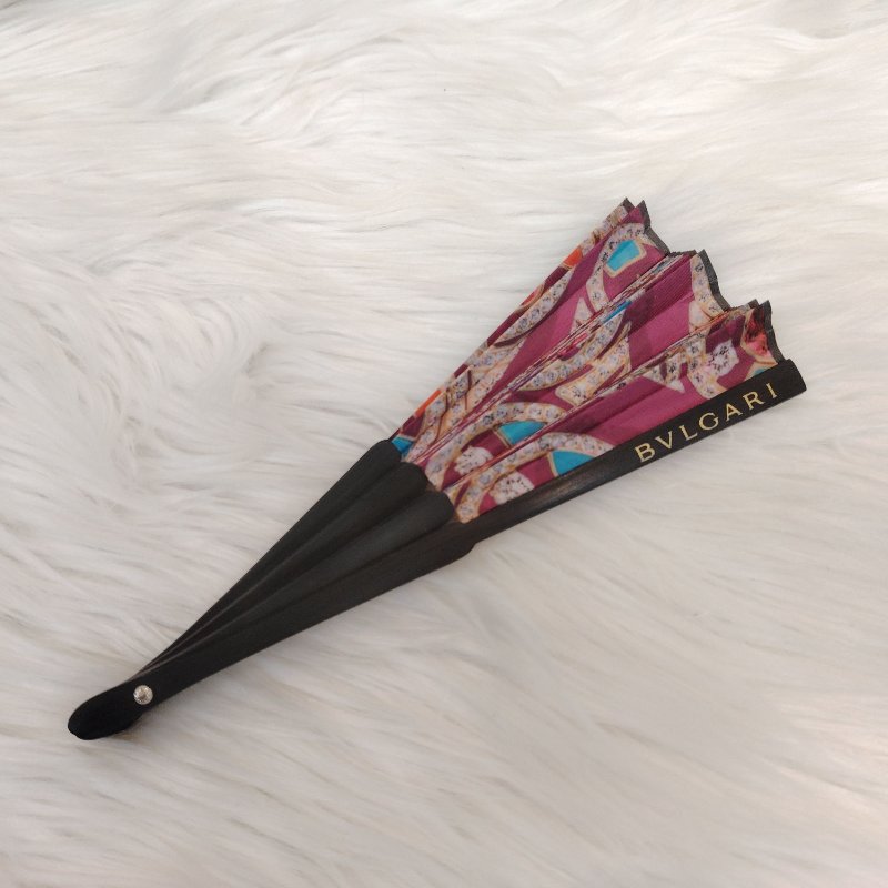 Bvlgari 寶格麗 珠寶圖折扇-2