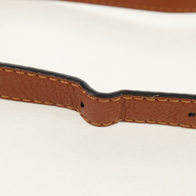 【日本直送】Chloe Marcie 小馬鞍包 皮革 棕色 金色 01-13-62-65 正品 am9934M-7