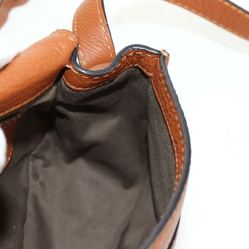 【日本直送】Chloe Marcie 小馬鞍包 皮革 棕色 金色 01-13-62-65 正品 am9934M-23