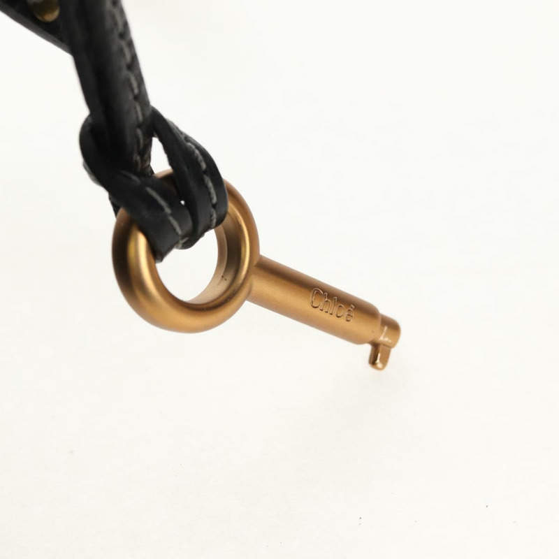 【日本直送】Chloe Paddington 單肩包，黑色皮革，金色銀色，正品，貨號 156875V-18