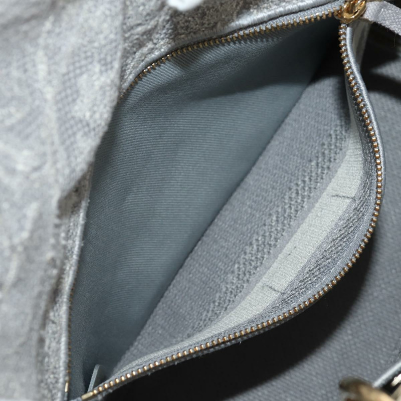 【日本直送】Christian Dior Trotter帆布手提包 PVC灰色金色正品 mr1671M-29