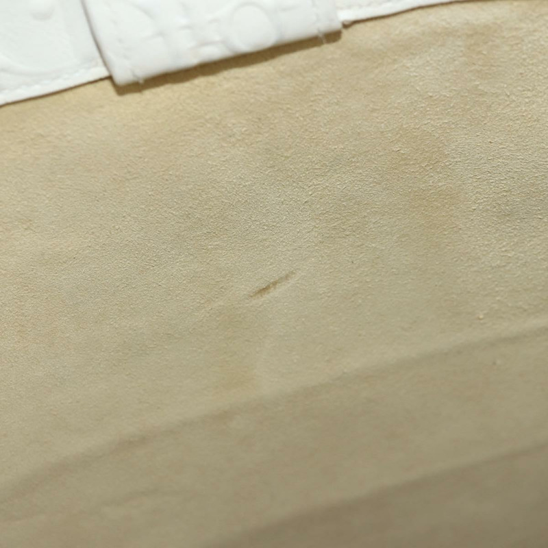 【日本直送】Christian Dior Trotter帆布書本手提包 白色真皮款 正品 mr1670M-25