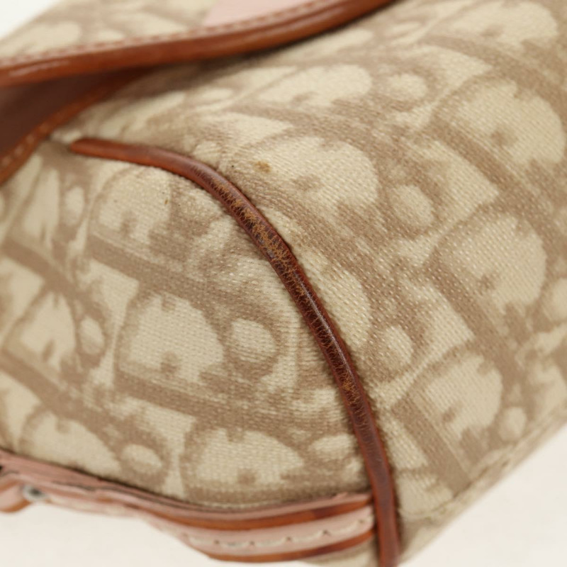 【日本直送】Christian Dior Romantic Trotter帆布鏈條包 PVC米色銀色 正品 157318V-14