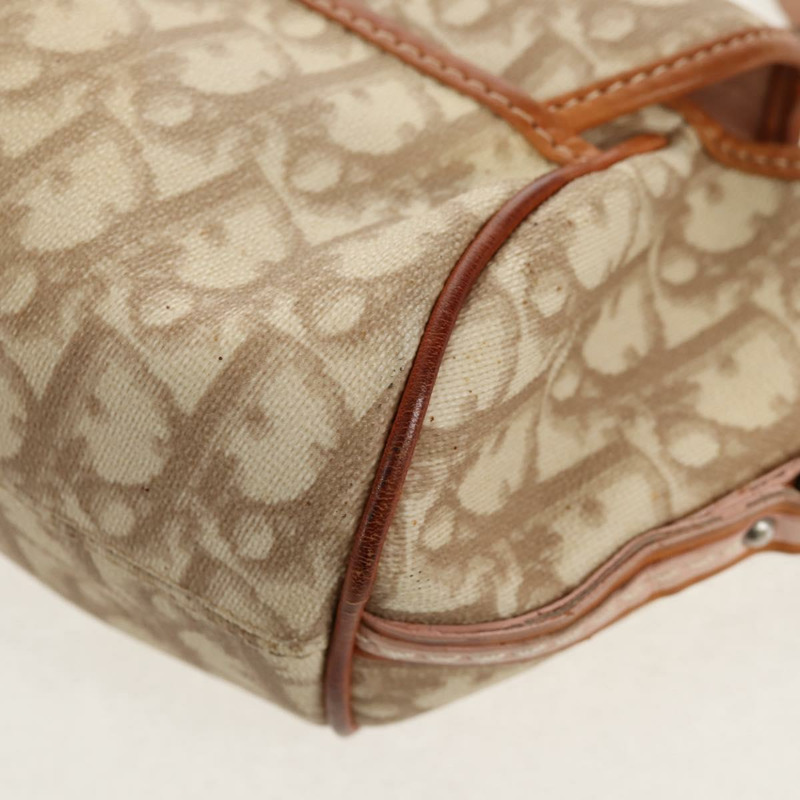 【日本直送】Christian Dior Romantic Trotter帆布鏈條包 PVC米色銀色 正品 157318V-17