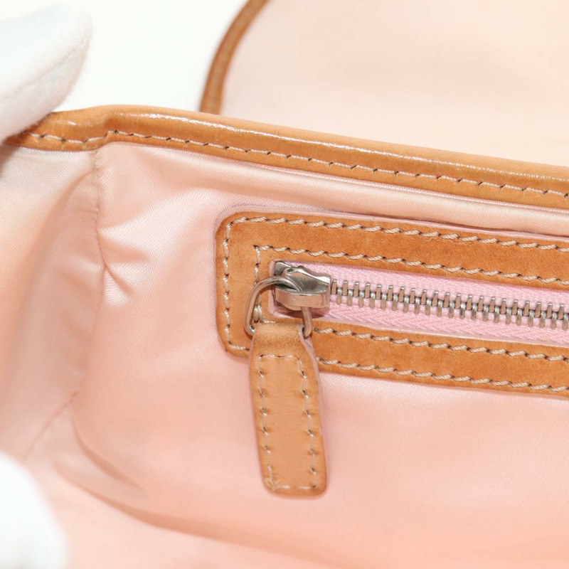 【日本直送】Christian Dior Romantic Trotter帆布鏈條包 PVC米色銀色 正品 157318V-24