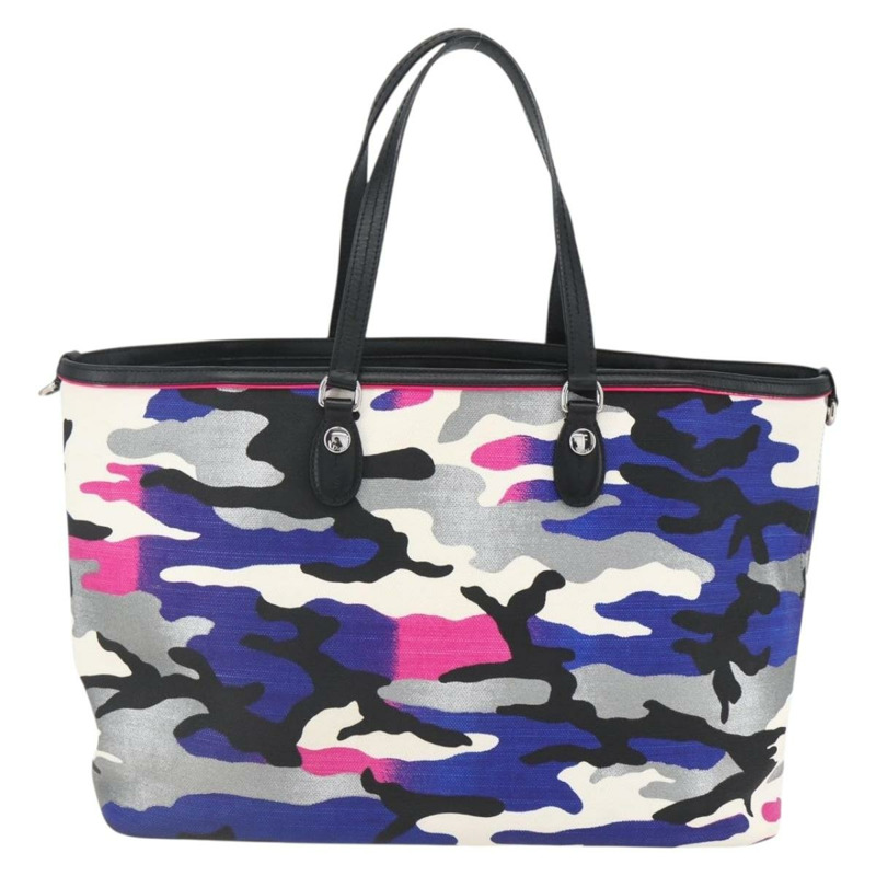 【日本直送】Christian Dior Trotter 帆布 Anselmurail 手袋，多色帆布，正品，貨號 157060SAM-1